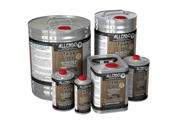 Allendo Teak-Öl mit UV-Schutz farblos