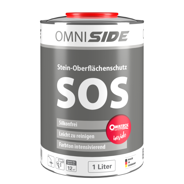OMNISIDE Stein-Oberflächenschutz SOS (ehemals INNOSTONE P Steinpflege)