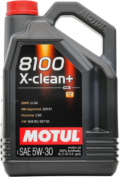 Motul Motoröl 8100 X-Clean + 5W30 5 Liter